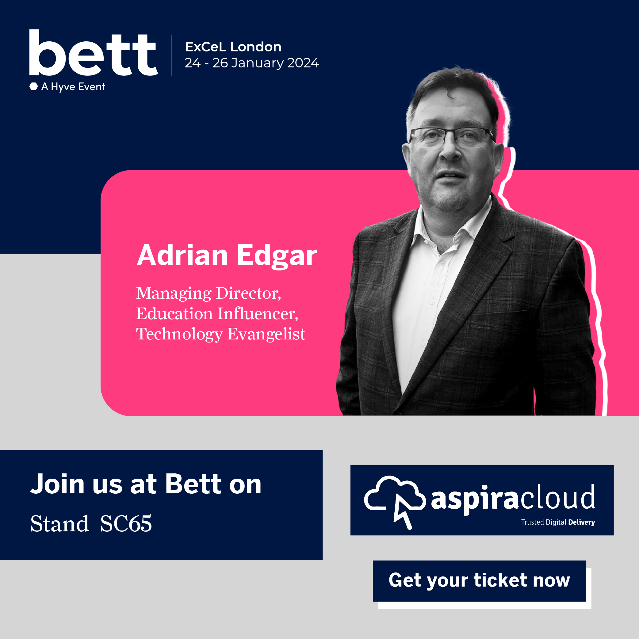 Meet Adrian at Bett 24