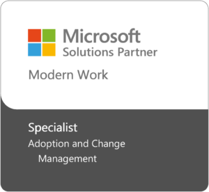 Advanced Specialisation in Microsoft Adoption and Change Management badge