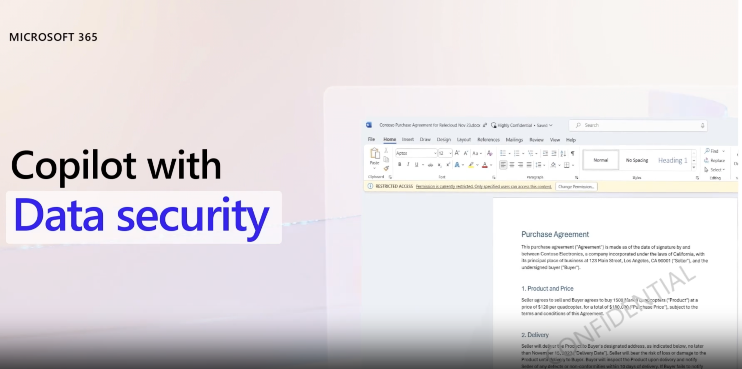 User permissions in Copilot